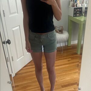American Eagle Outfitters Green Jean Shorts
